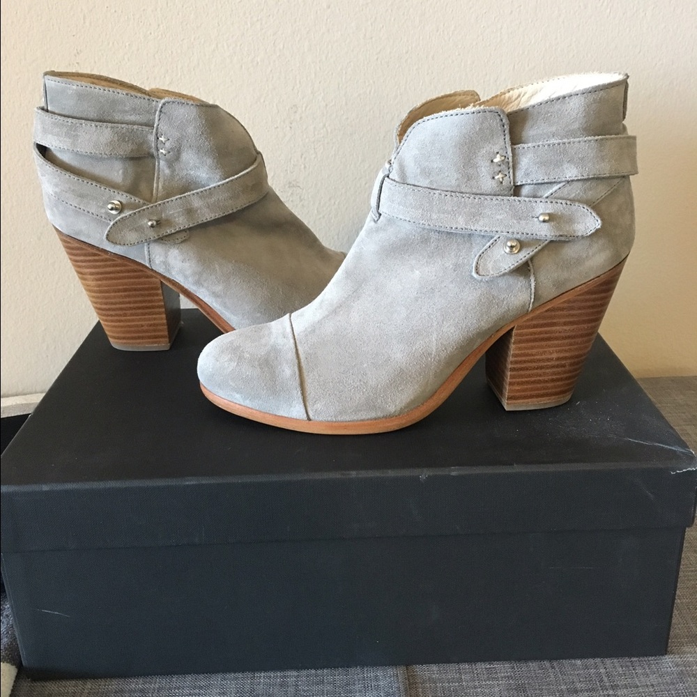 Rag & Bone Harrow Boot Light Grey Size 39 Unworn