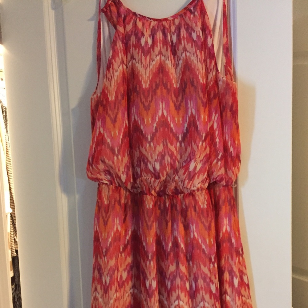 Pink tribal print dress never worn