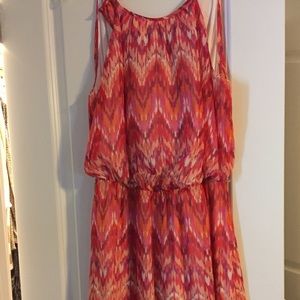 Pink tribal print dress never worn