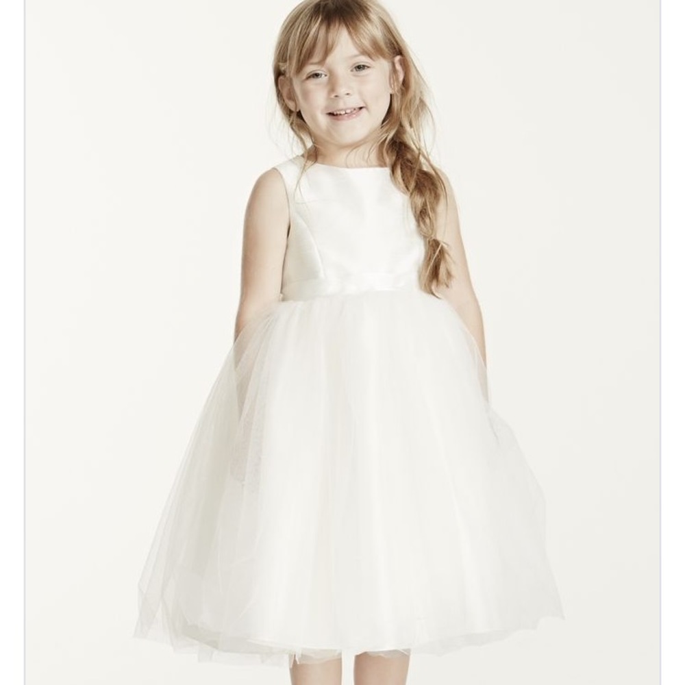 David's Bridal Flower Girl Dress