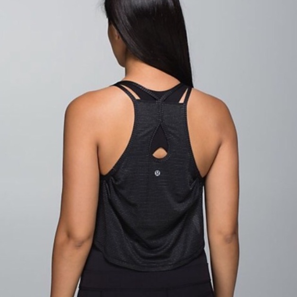 Lululemon On The Run Singlet Crop Top Tank
