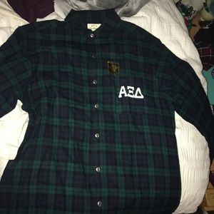 Alpha Xi Delta Social Life Flannel