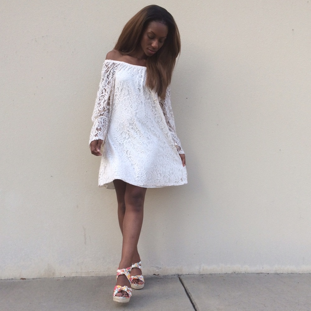 White Lace Dress