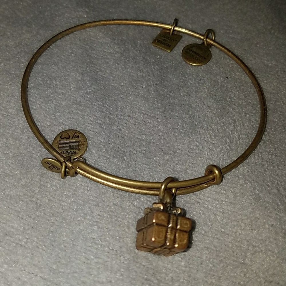 Alex and ani present in gold