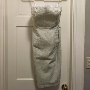 J. Crew seersucker Garden party dress