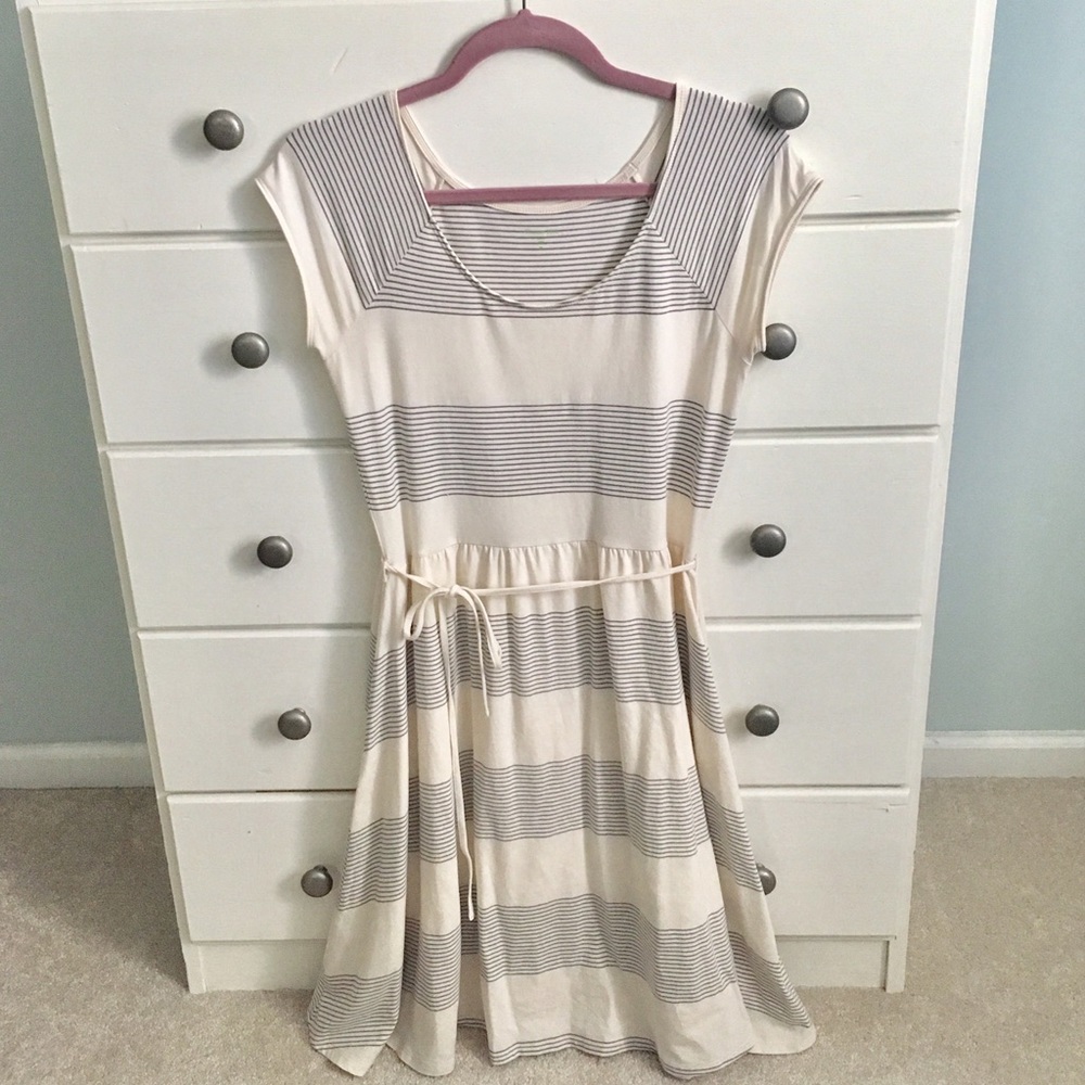 Garnet Hill Cap Sleeve Knit Dress