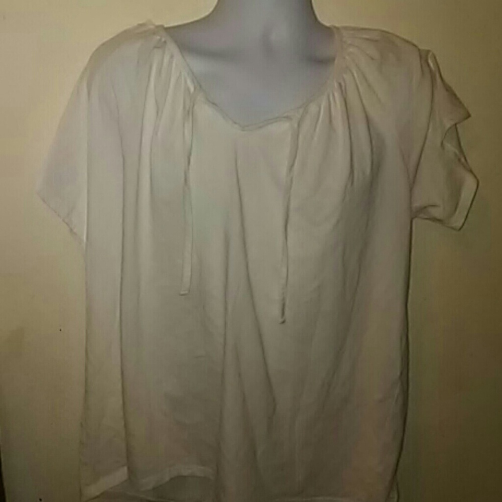 Blair open tie blouse