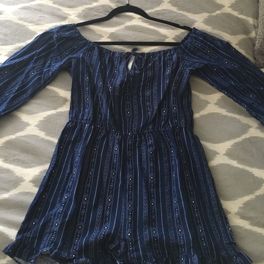 Nasty Gal Unworn Navy Romper Medium