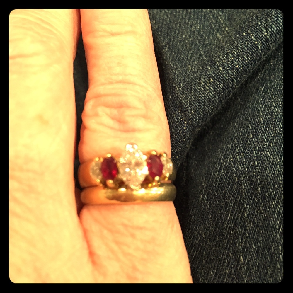 Wedding ring set $1200 Reduced from $3,000.