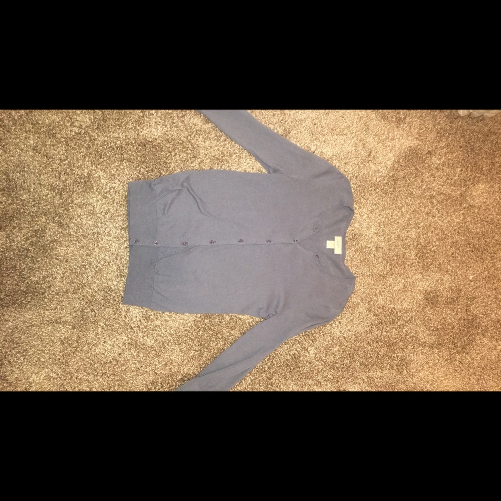 A Loft blue/grey cardigan