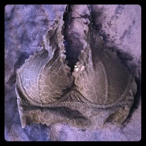 Victoria's Secret pink floral halter bralette