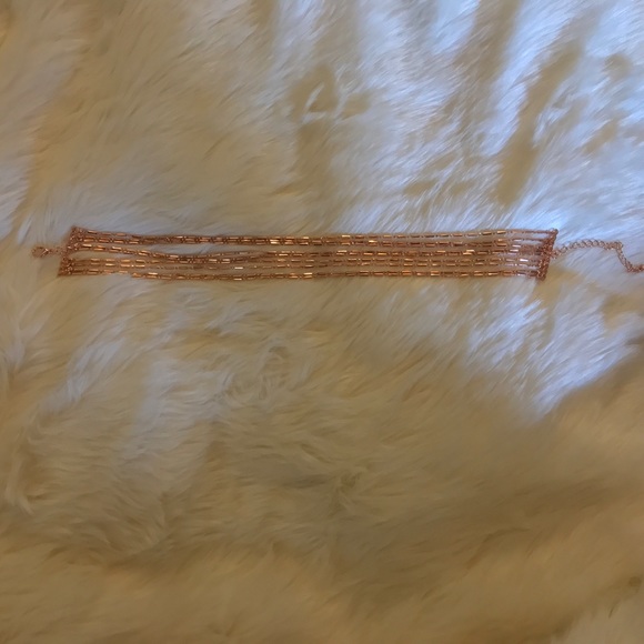 SOLD!!!!!!Multi layer rose gold choker - Picture 2 of 2