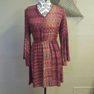 Open Back Boho Festival Dress