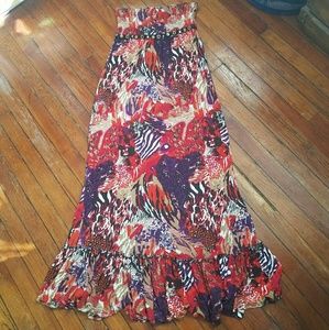 Patterned Maxi Dress