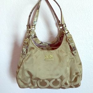 💜SALE💜 Coach Madison Python Maggie Bag
