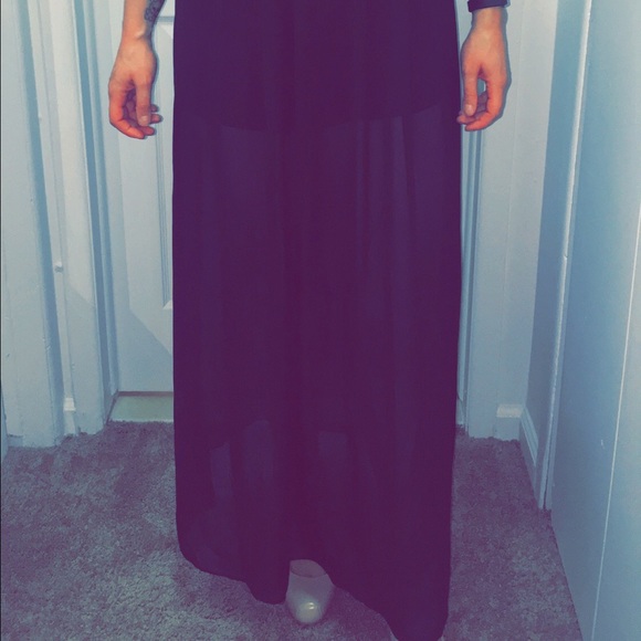 Windsor Dresses Windsor Black Sheer Dress Poshmark