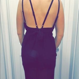 WINDSOR BLACK SHEER DRESS