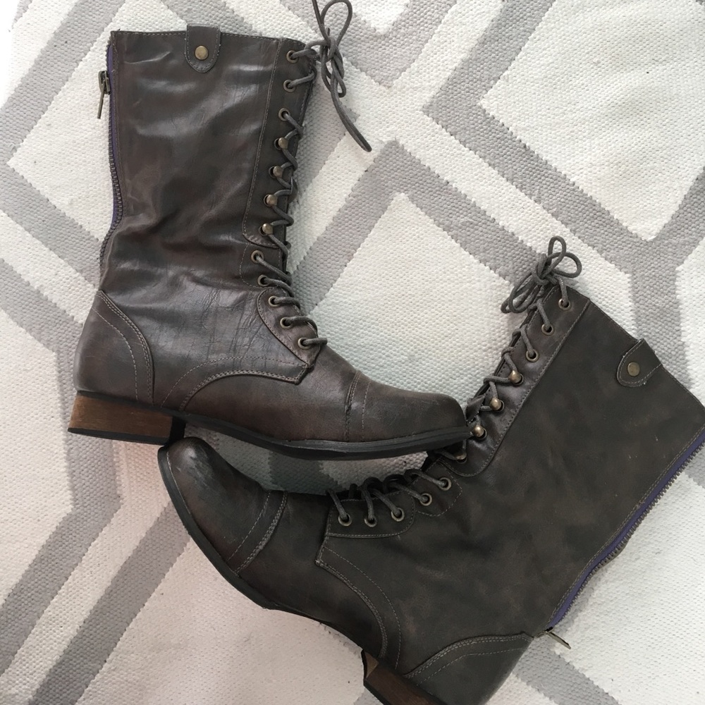 MADDEN GIRL combat boots