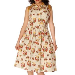 Retro Owl Dress