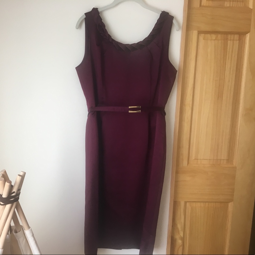 Purple formal dress