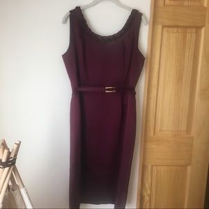 Purple formal dress