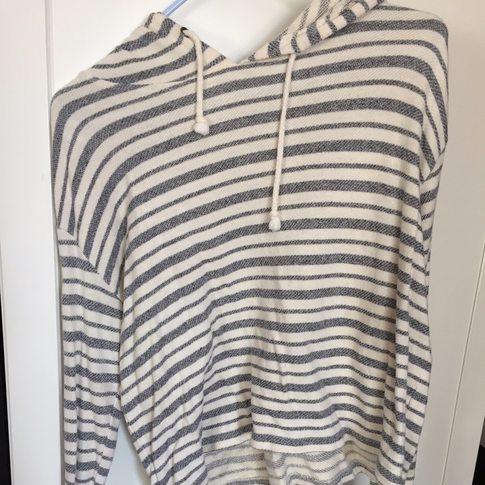 Super cute striped hoodie