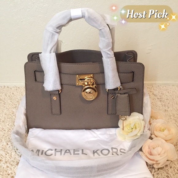 ❌SOLD❌Host Pick Michael Kors HamiltonMediumSatchel - Picture 1 of 7