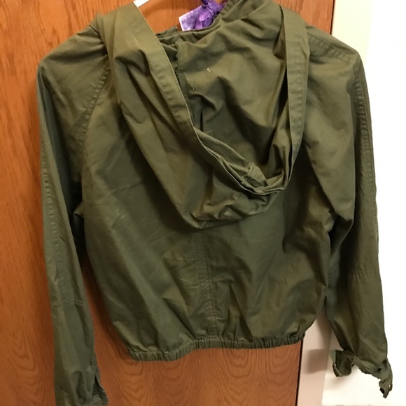 Hardly Worn Army Green Jacket - Picture 2 of 4