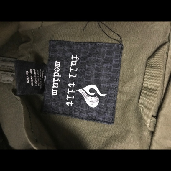 Hardly Worn Army Green Jacket - Picture 4 of 4