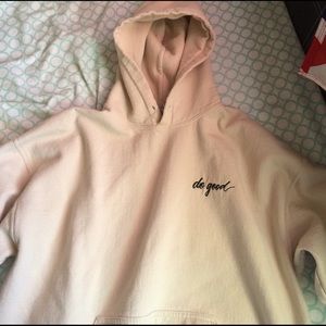 Do good tan hoodie