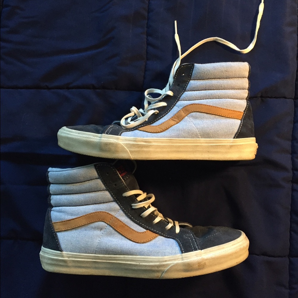 Vans California Collection, Plaid/Blue Hi-Top