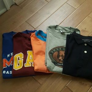 Kids t-shirts the left Mets one is long sleeve