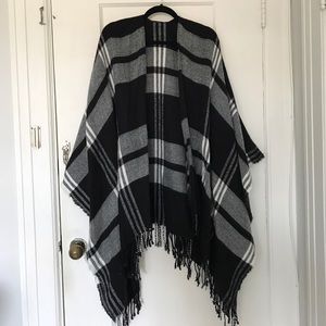 Plaid wrap/poncho/scarf by Merona