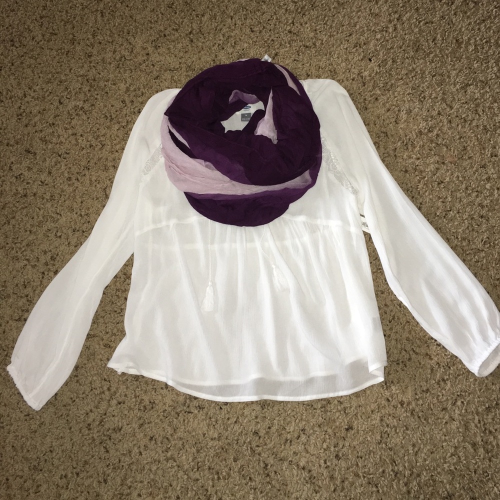 Calvin Klein lightweight ombré infinity scarf
