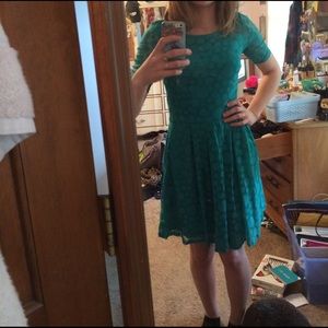Green Polka Dot Dress