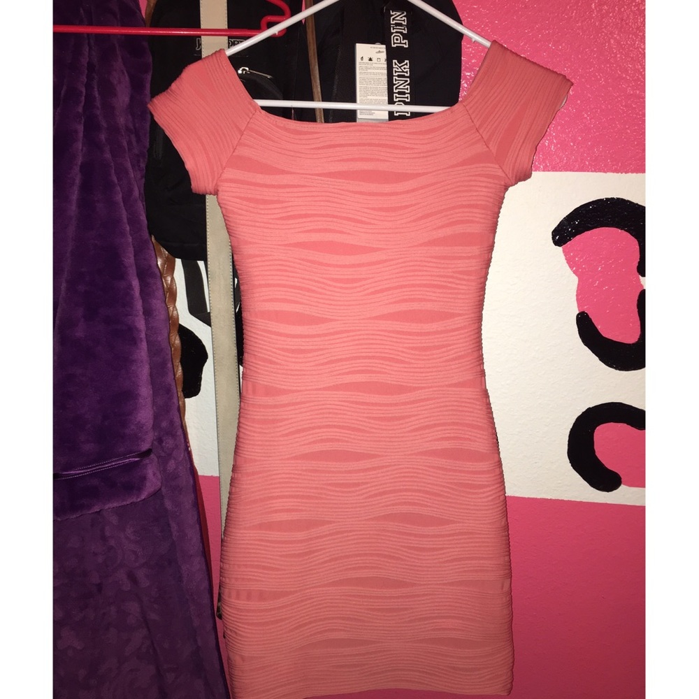 Wet Seal coral mini dress