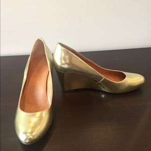 Metallic Gold Wedges