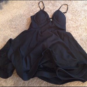 Black Flouncy Dress