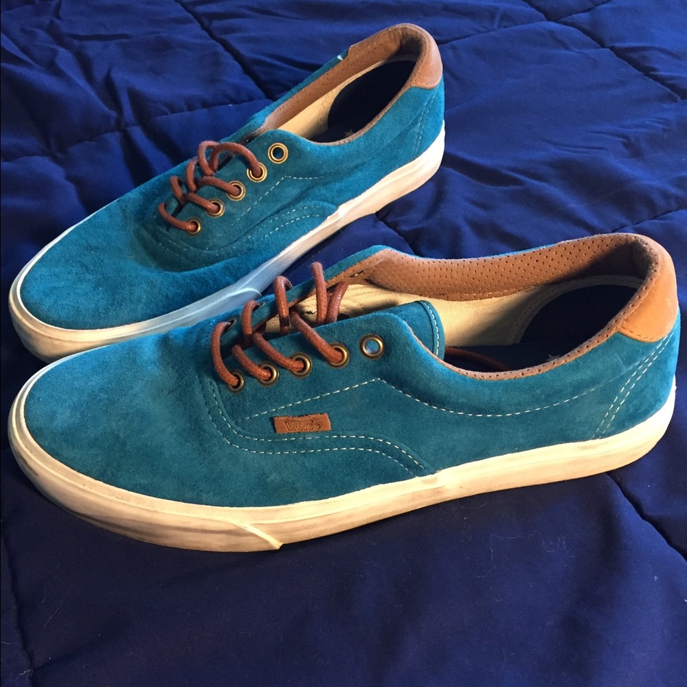 Vans ERA 59 "Big Suede Pack" Turquoise Blue sneak