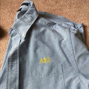 New alpha phi omega dress shirt