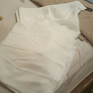 Beautiful white plus size palazzo pants by Celmia