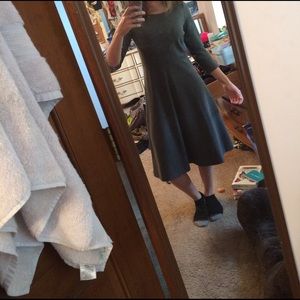 Comfy Fall Dress 3/4 Sleeve
