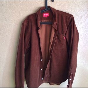 Supreme corduroy button up