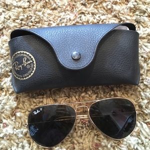Aviator ray bans polarized