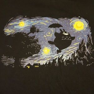 Totoro starry night