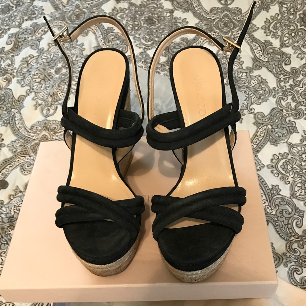 BRAND NEW Jimmy Choo wedges (run small)