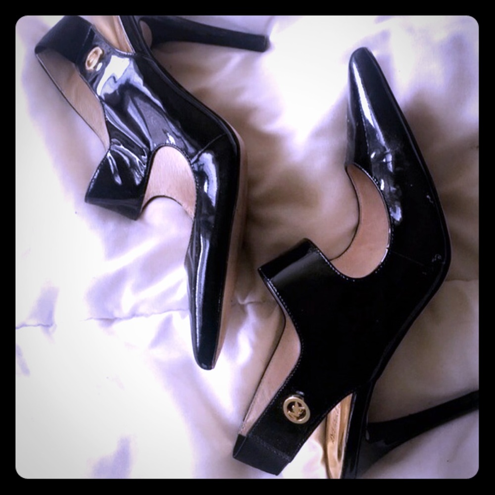 MICHAEL KORS Patton leather heels