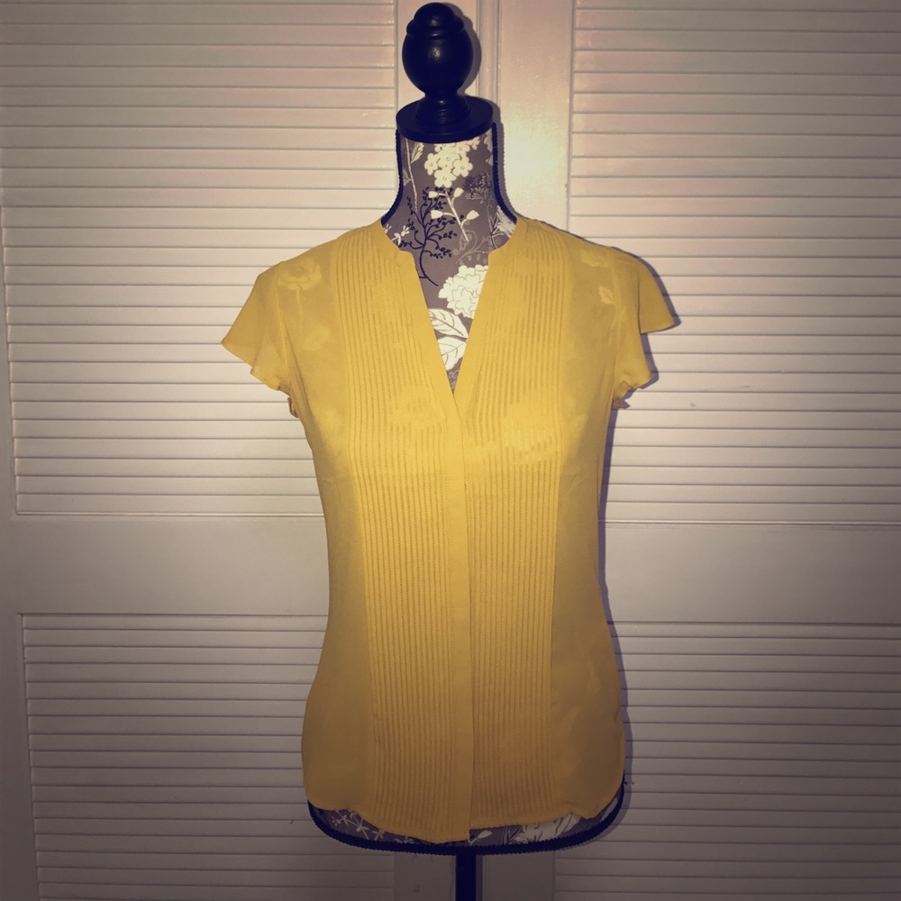 H&M MUSTARD YELLOW BLOUSE