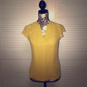 H&M MUSTARD YELLOW BLOUSE