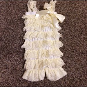Lace Baby Romper